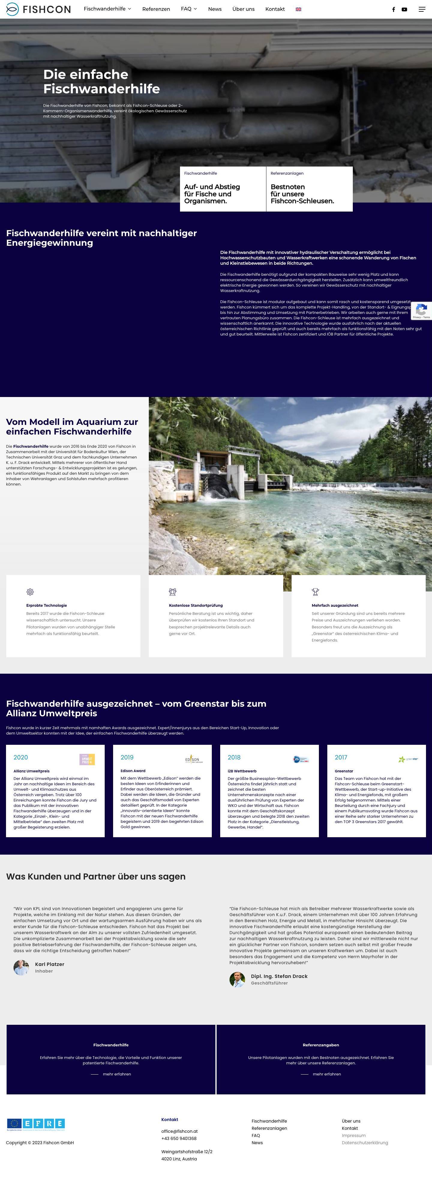 Die einfache Fischwanderhilfe | Fishcon - Full Screenshot