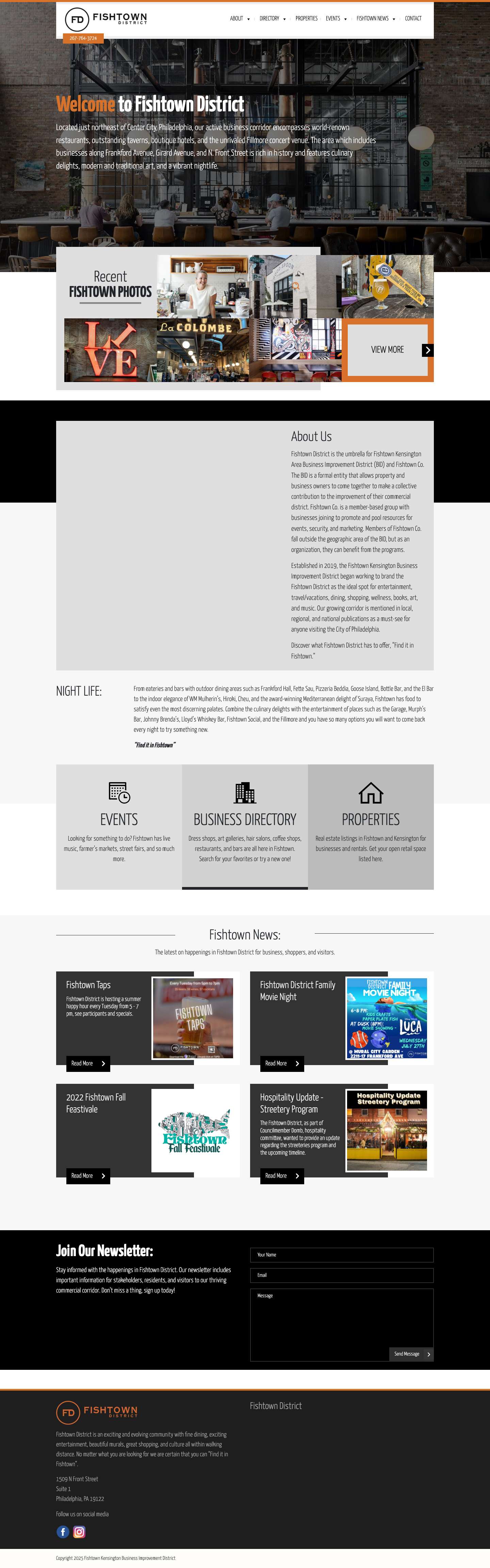 Fishtown District | Welcome to Fishtown District - Full Screenshot