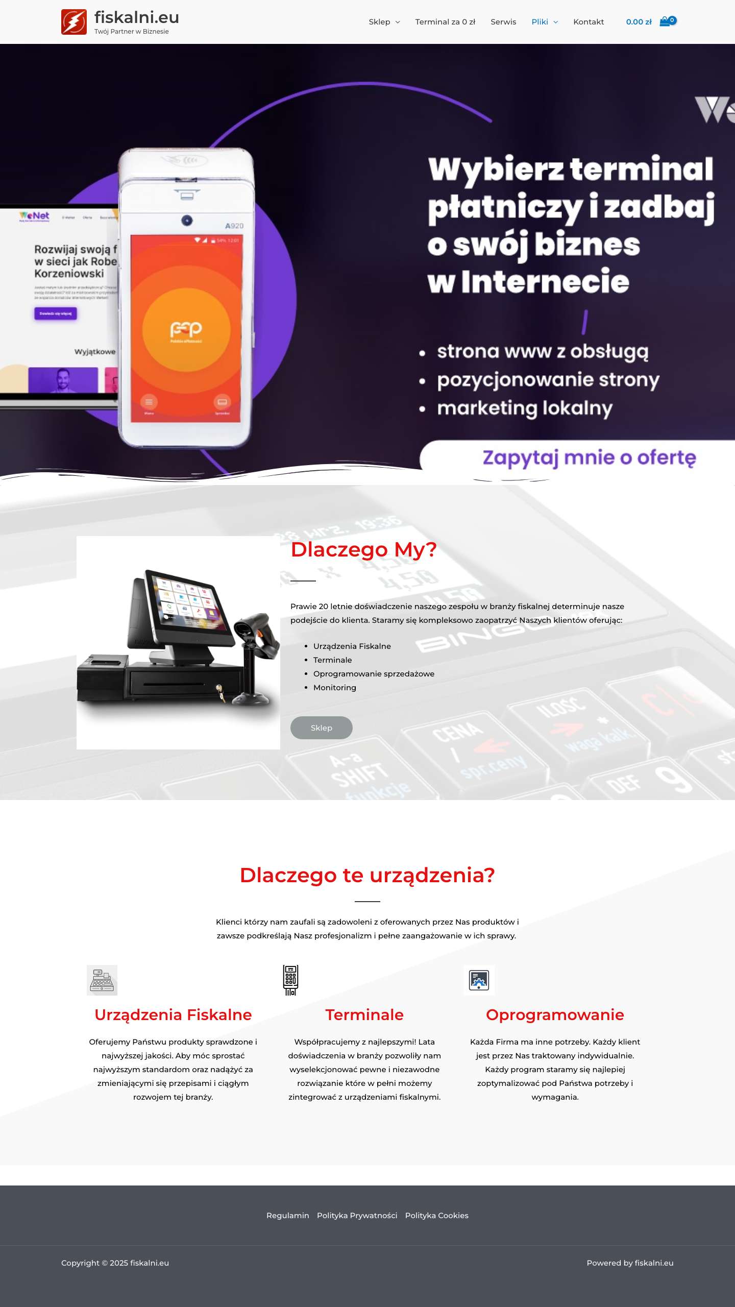 fiskalni.eu – Twój Partner w Biznesie - Full Screenshot