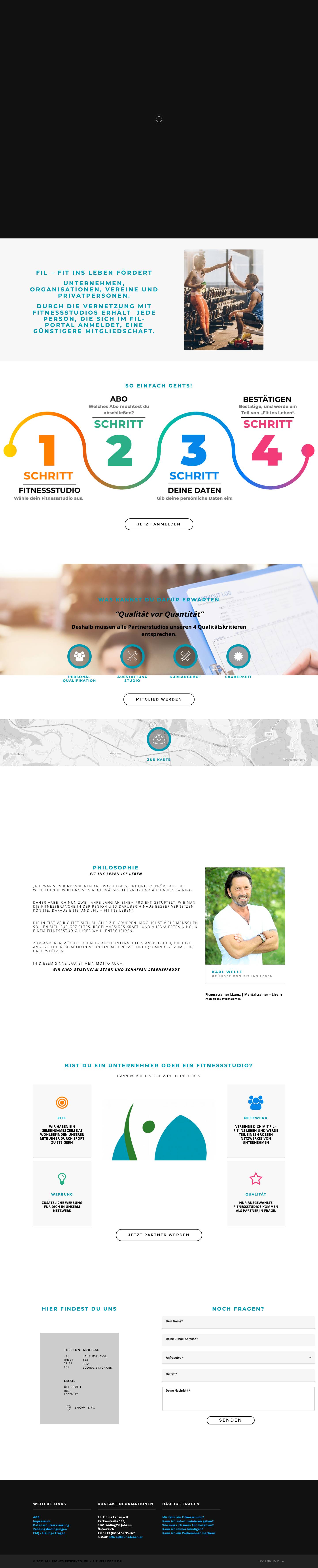 FIL – Fit ins Leben – Fit ins Leben - Full Screenshot