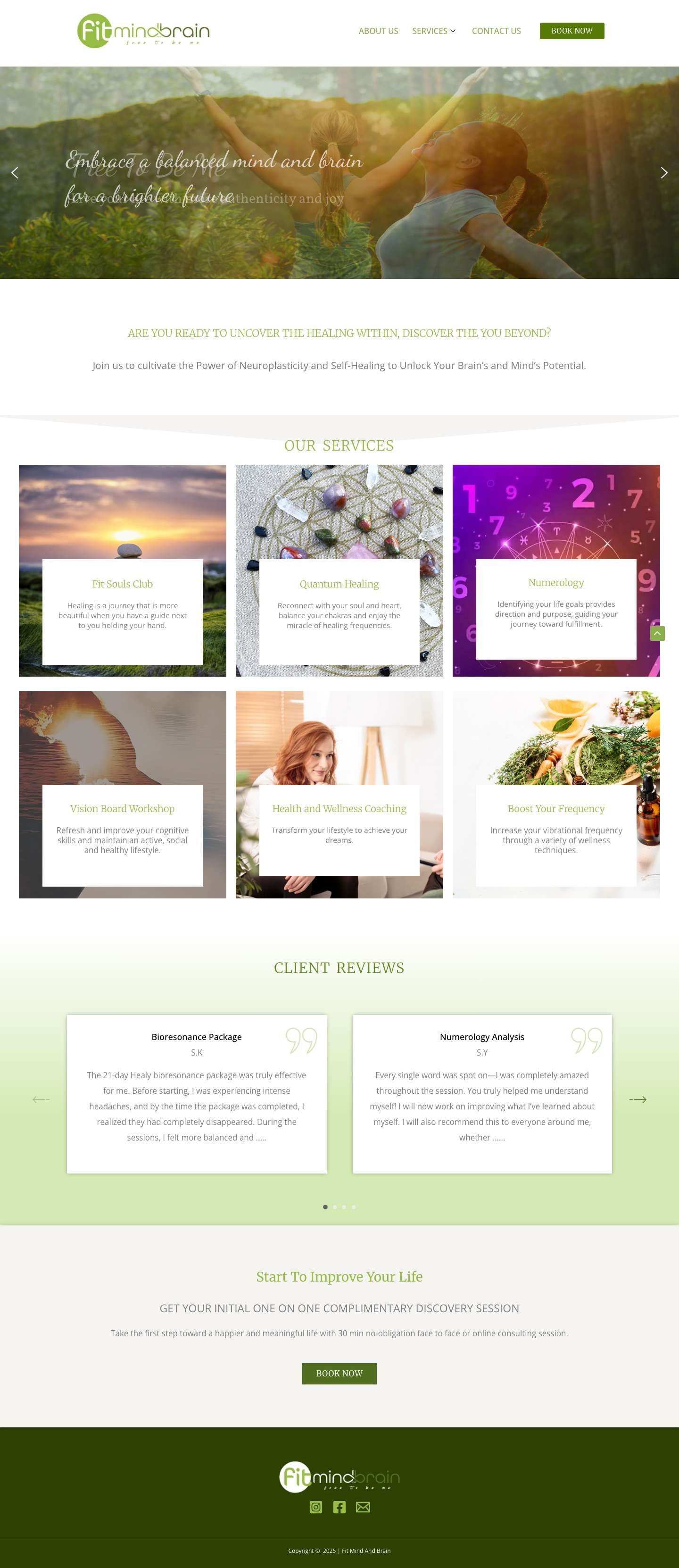 Fit Mind and Brain - Fit Mind And Brain Email - Full Screenshot