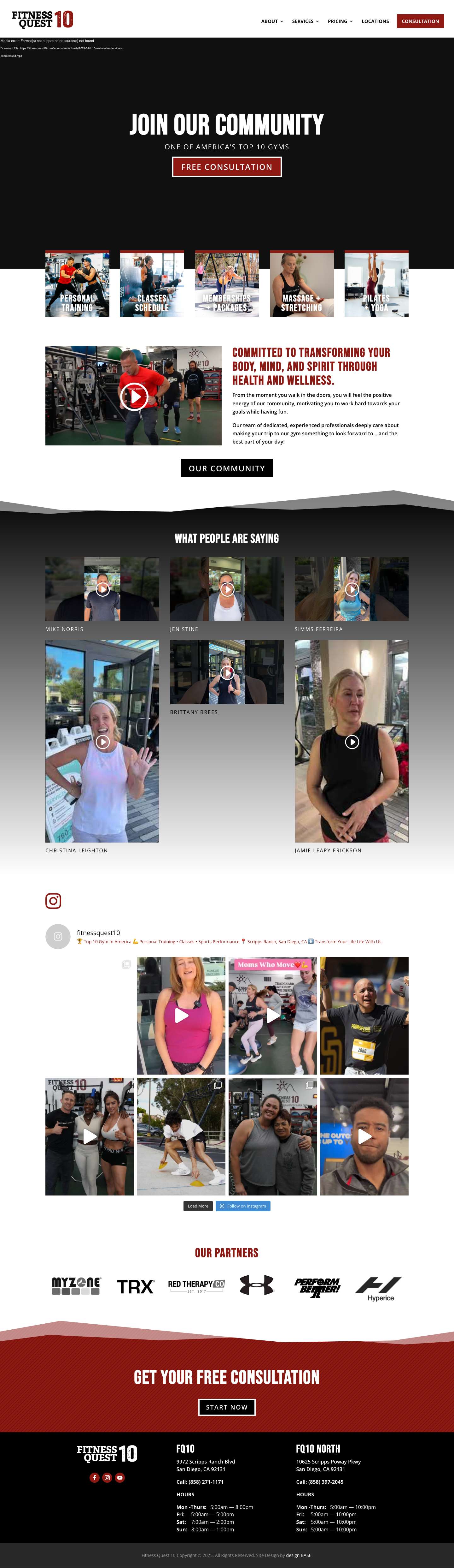 Home - Fitness Quest 10 - Full Screenshot