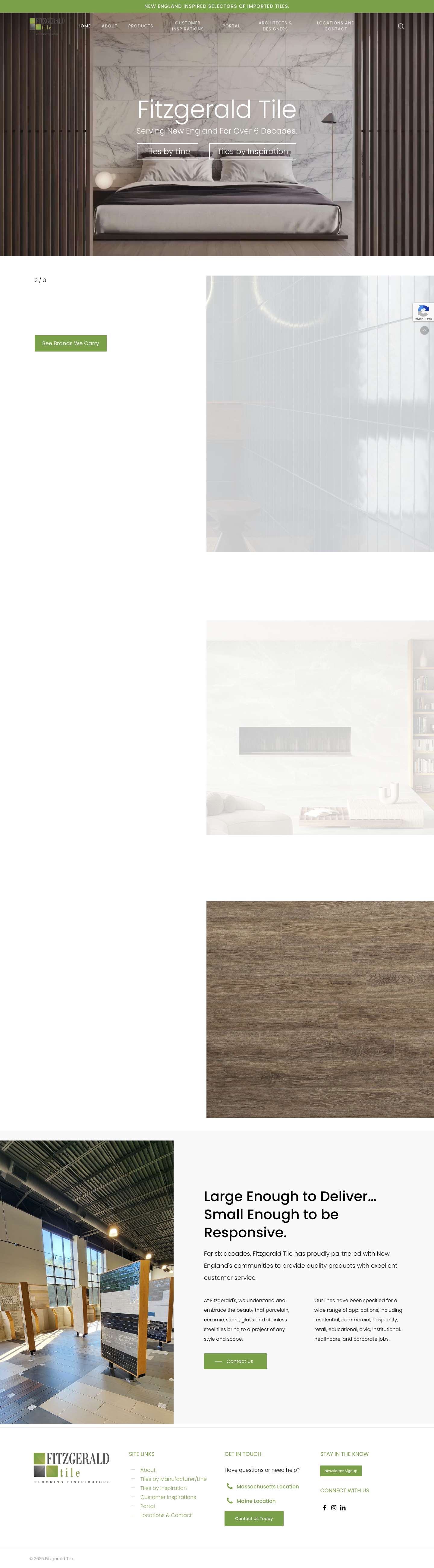 Home - Fitzgerald Tile - Full Screenshot