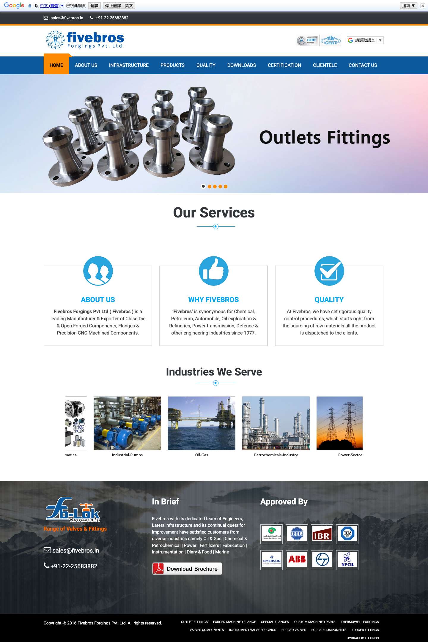 Fivebros Forgings – fivebrosforgings - Full Screenshot