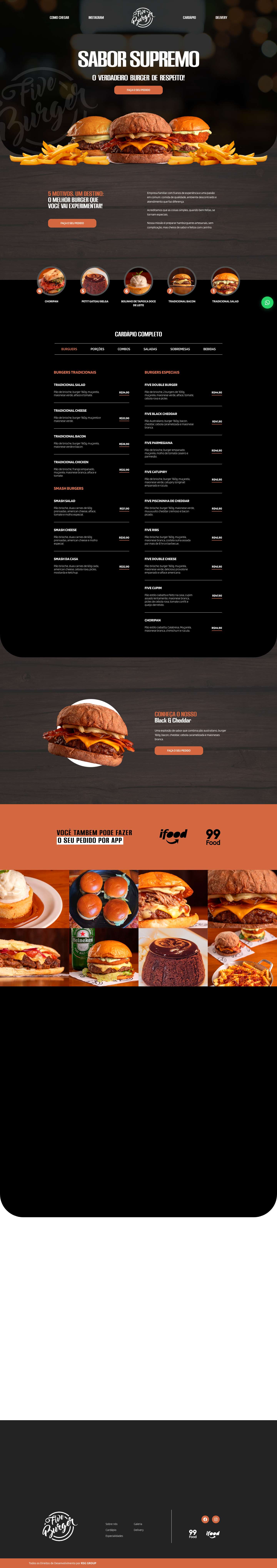 Five Burguer SP - Full Screenshot