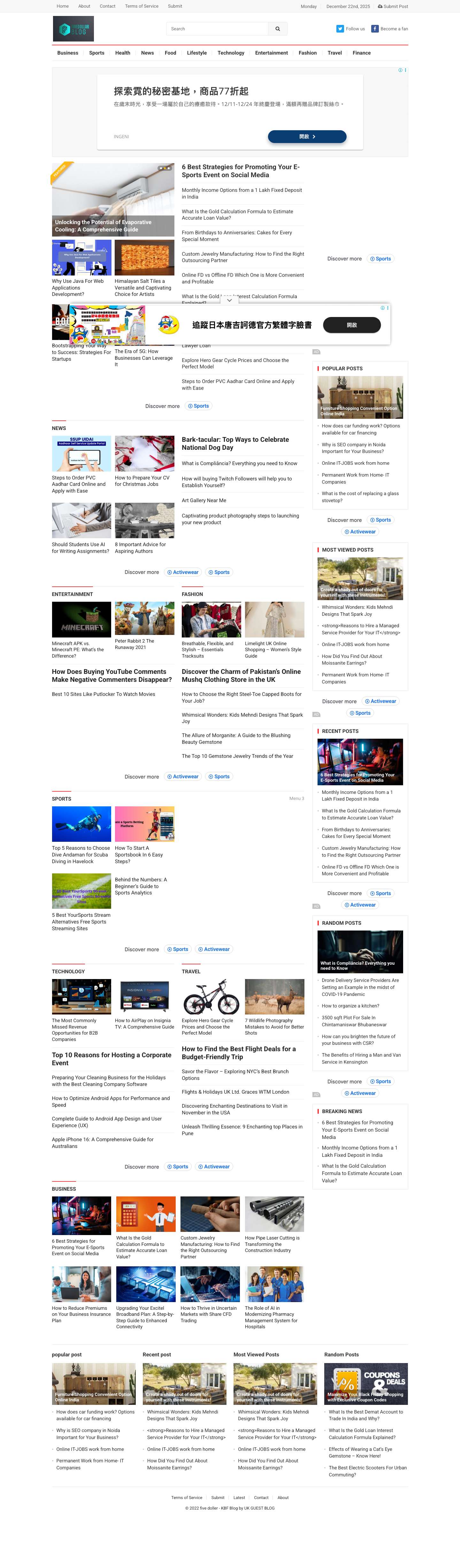 choose online work business sports service comprehensive guide - Full Screenshot