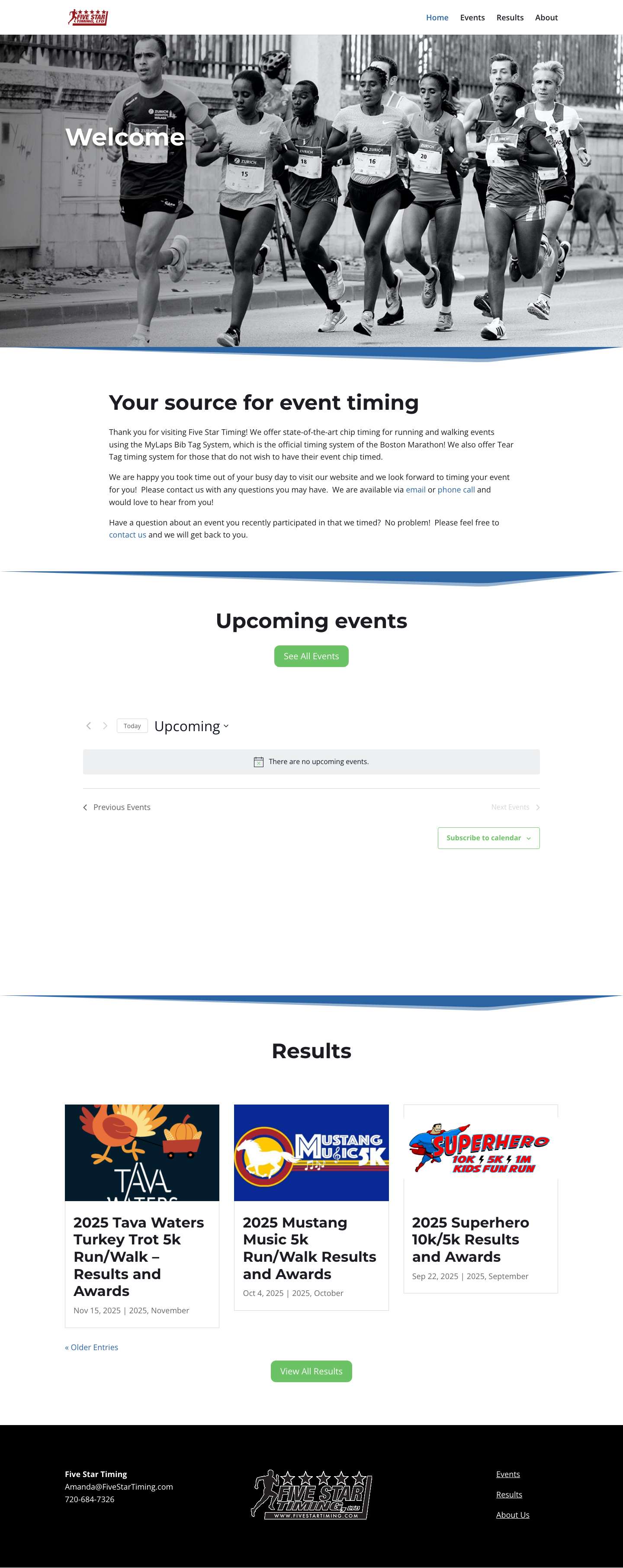 Five Star Timing – Giving you a Five Star timing experience - Full Screenshot