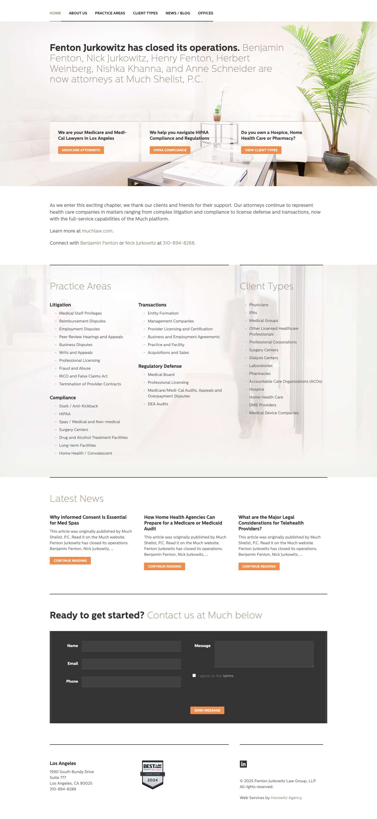 Fenton Law Group - Full Screenshot