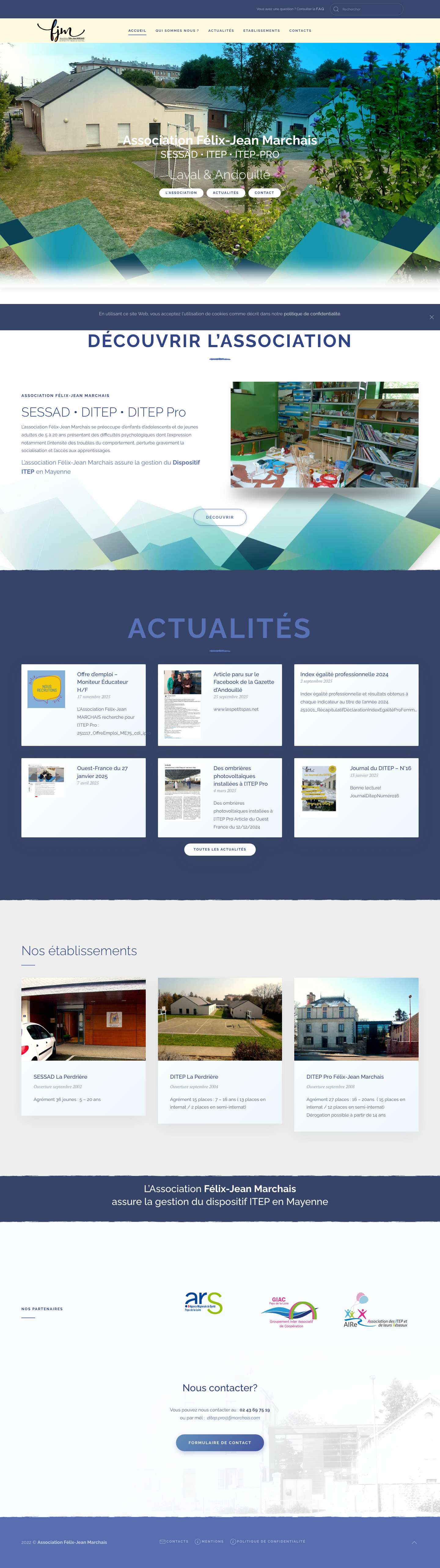 Association Félix-Jean Marchais - Full Screenshot