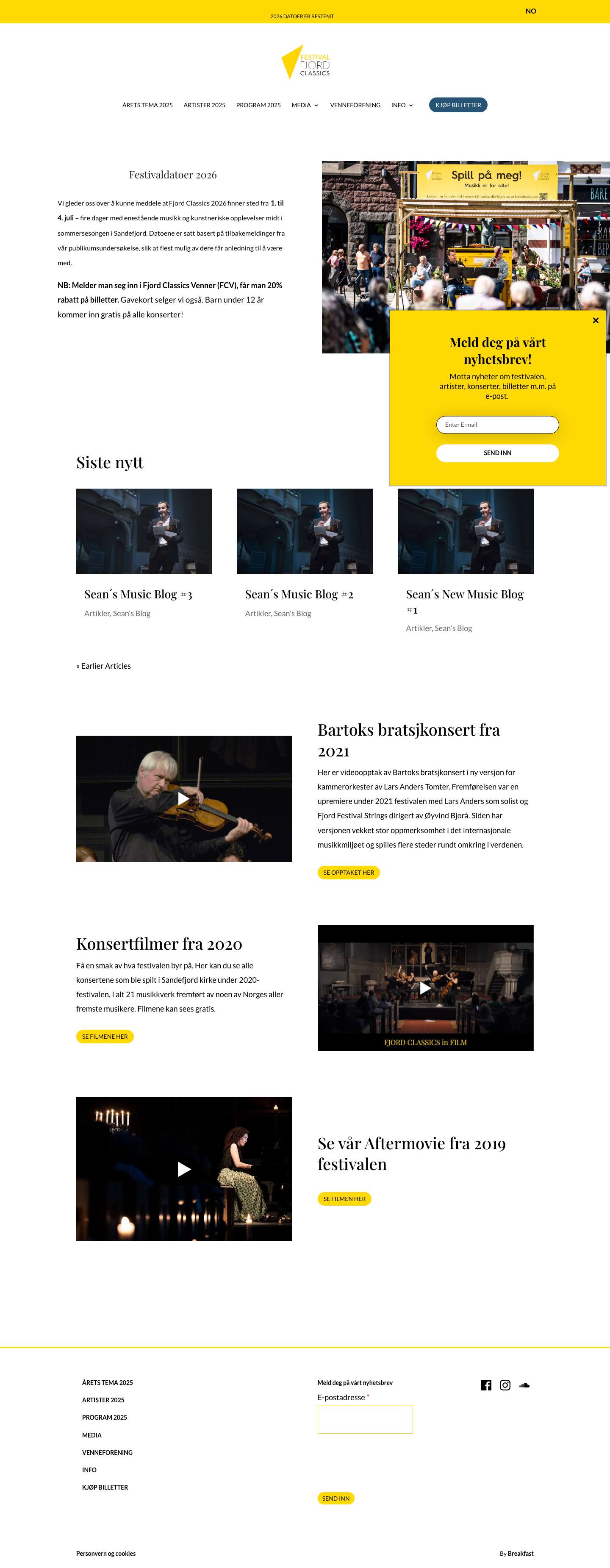 Forside 2025 - Fjord Classics - Full Screenshot