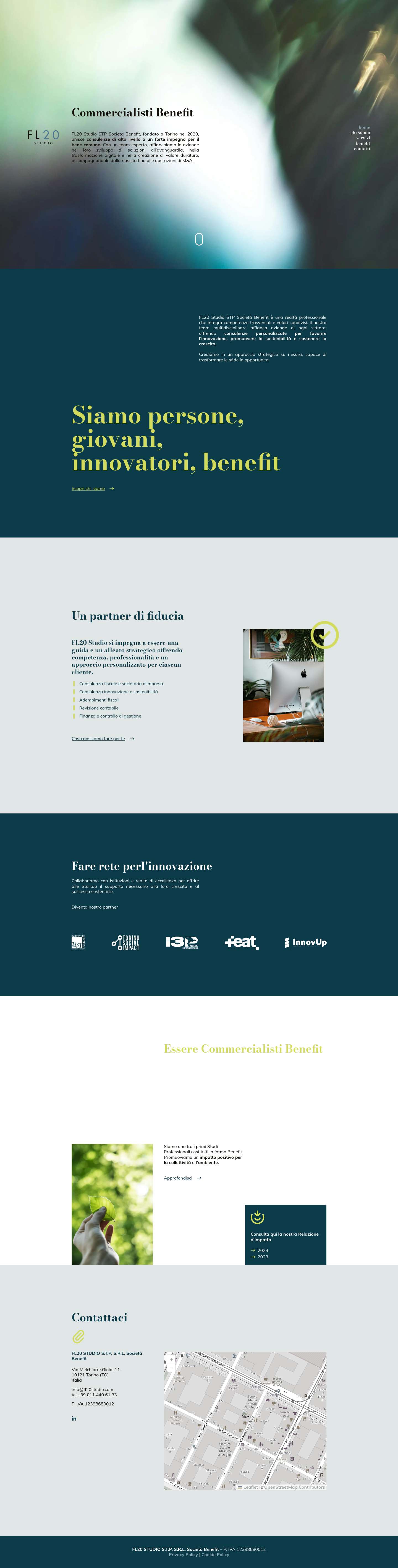 FL20 studio - Commercialisti Benefit - Full Screenshot