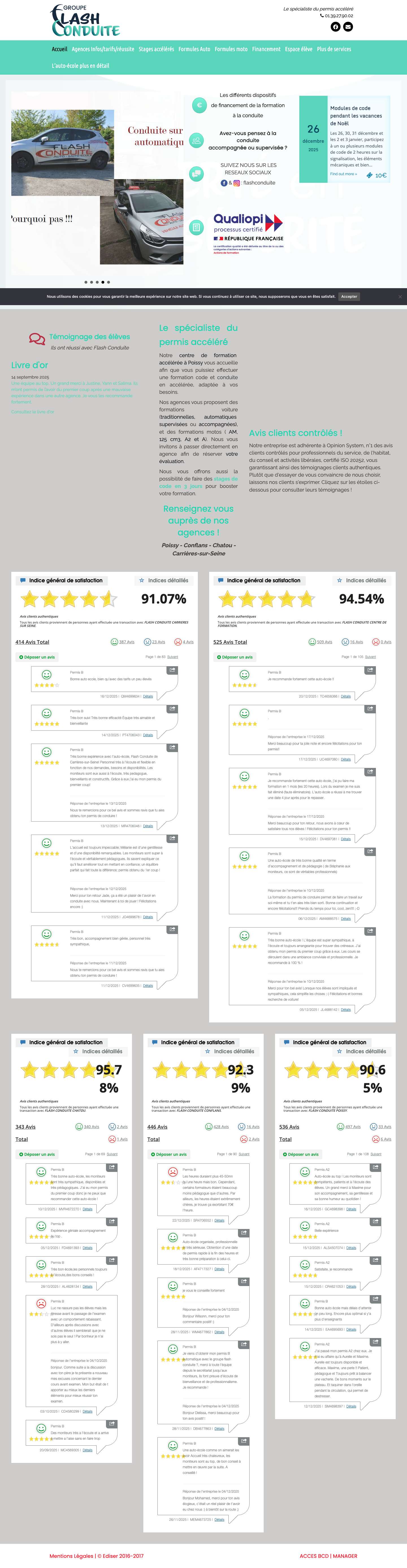 Accueil | FLASH CONDUITE - Full Screenshot