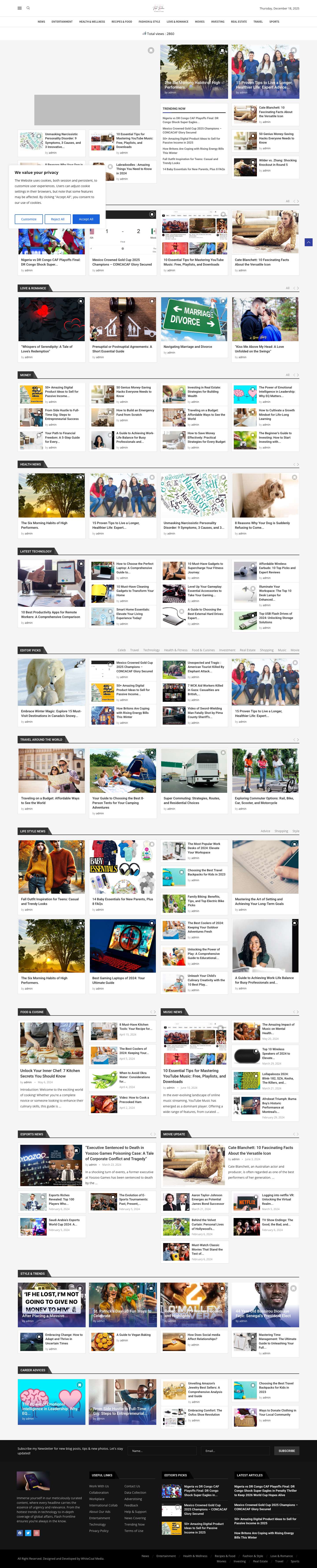 FlashFrontline: Breaking News, In-Depth Reports, And More - Full Screenshot