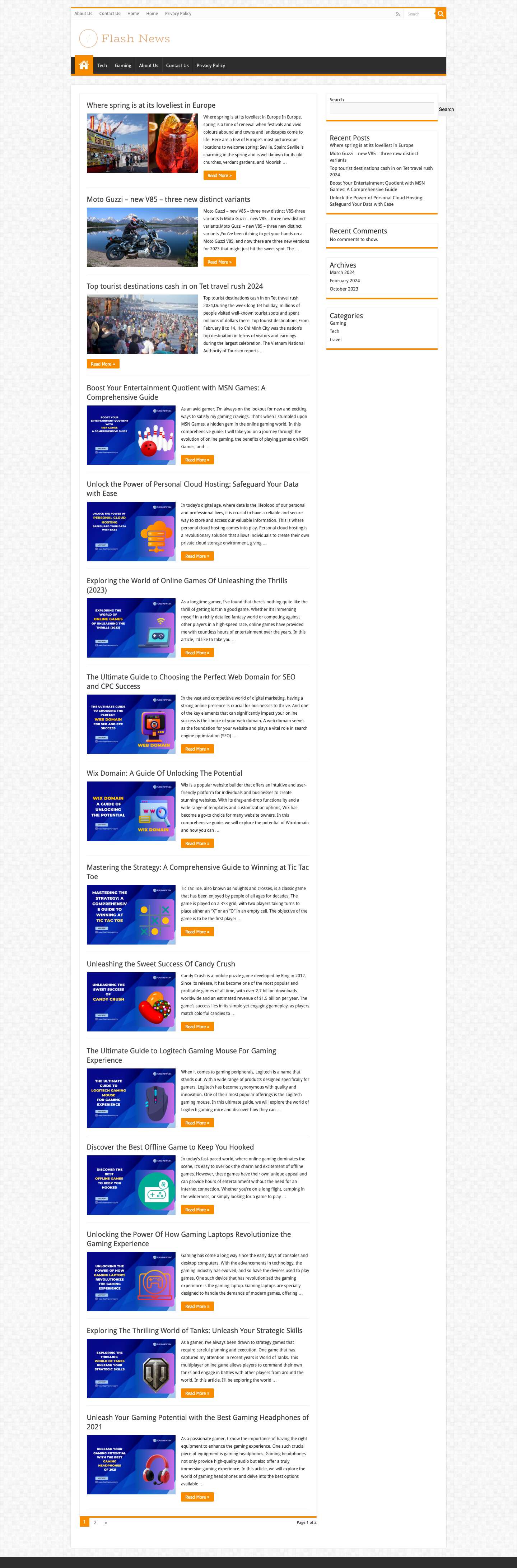 Home - flashnews44 - Full Screenshot