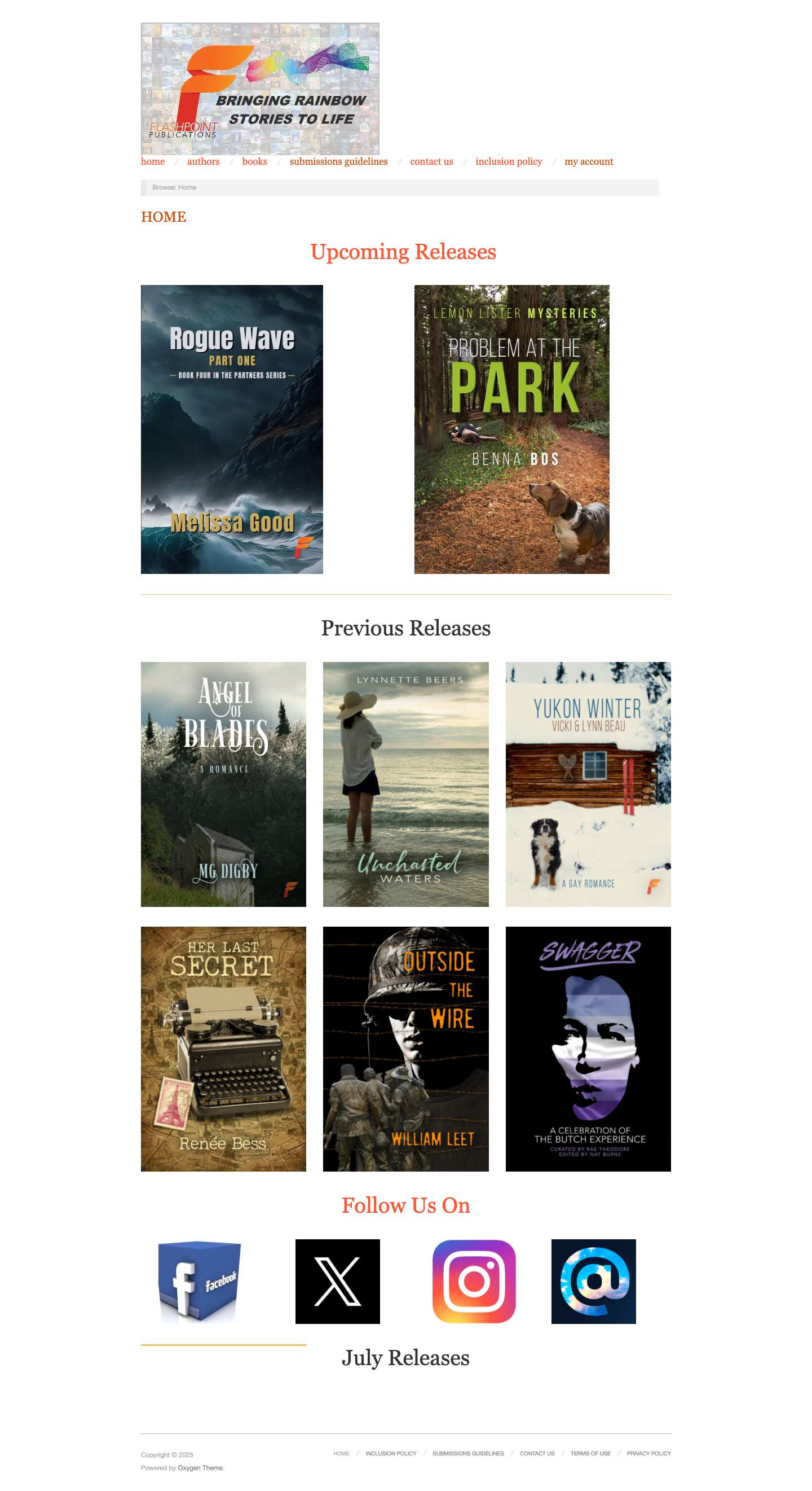 Flashpoint Publications - Full Screenshot