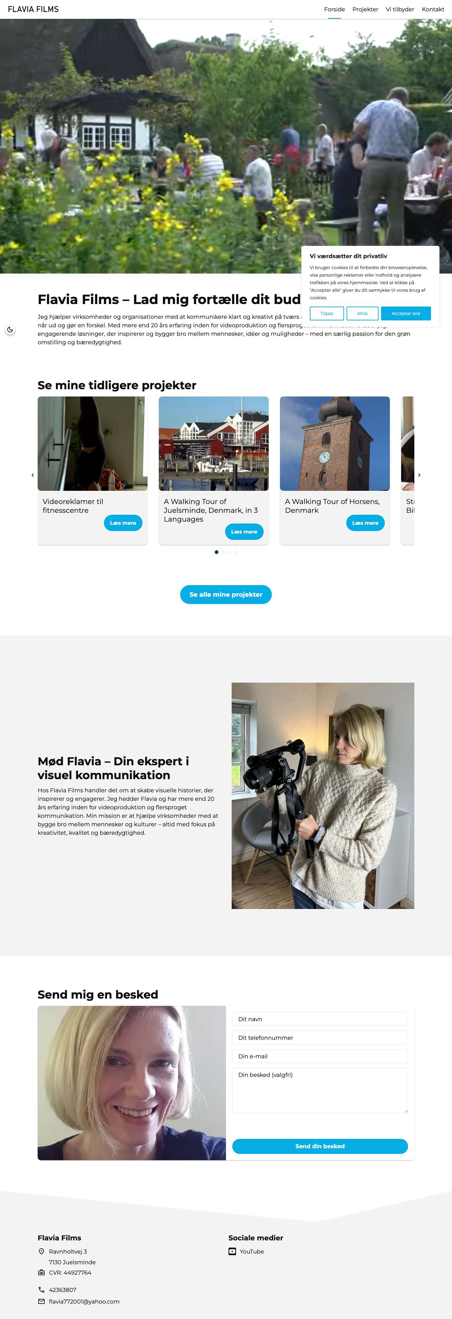 Flavia Films - Full Screenshot