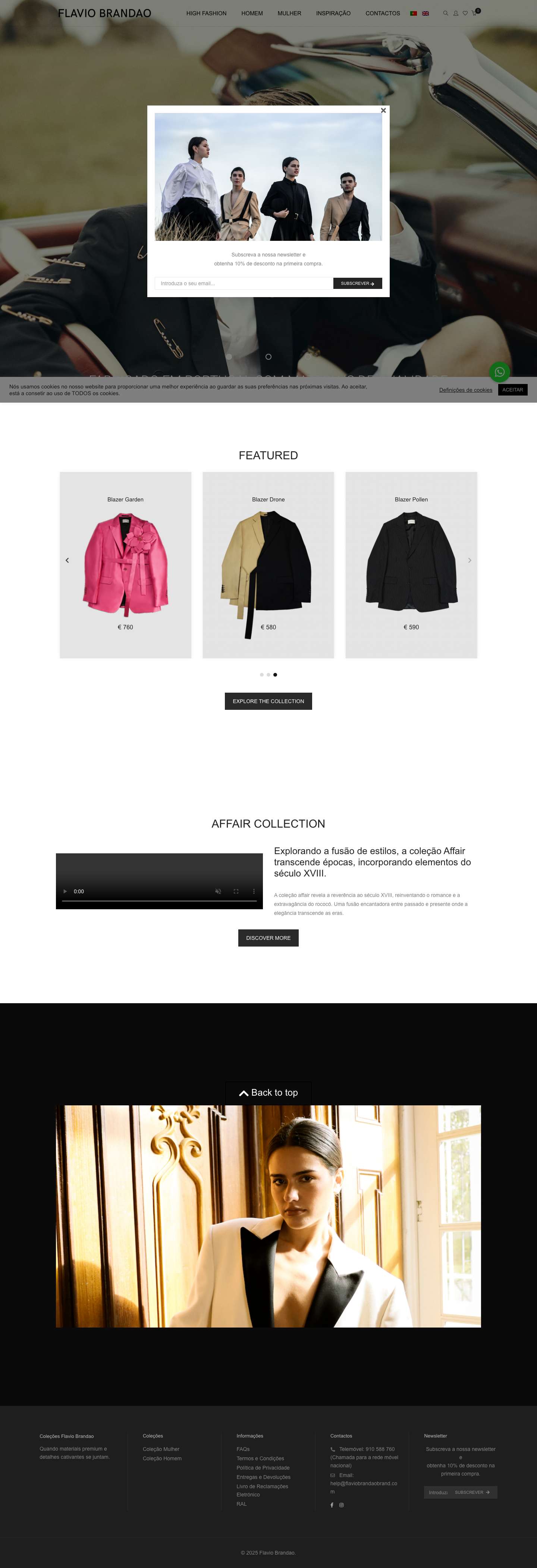 FLAVIO BRANDAO BRAND - Full Screenshot