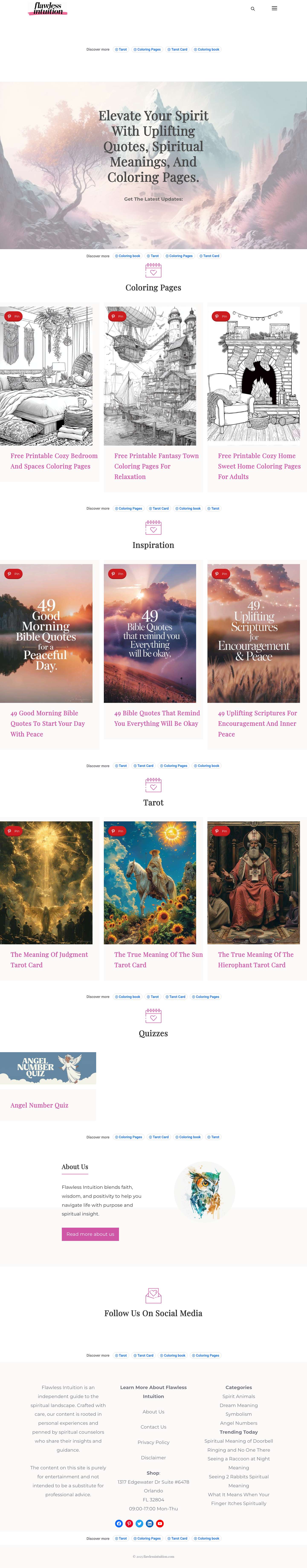 Home - Flawless Intuition - Full Screenshot