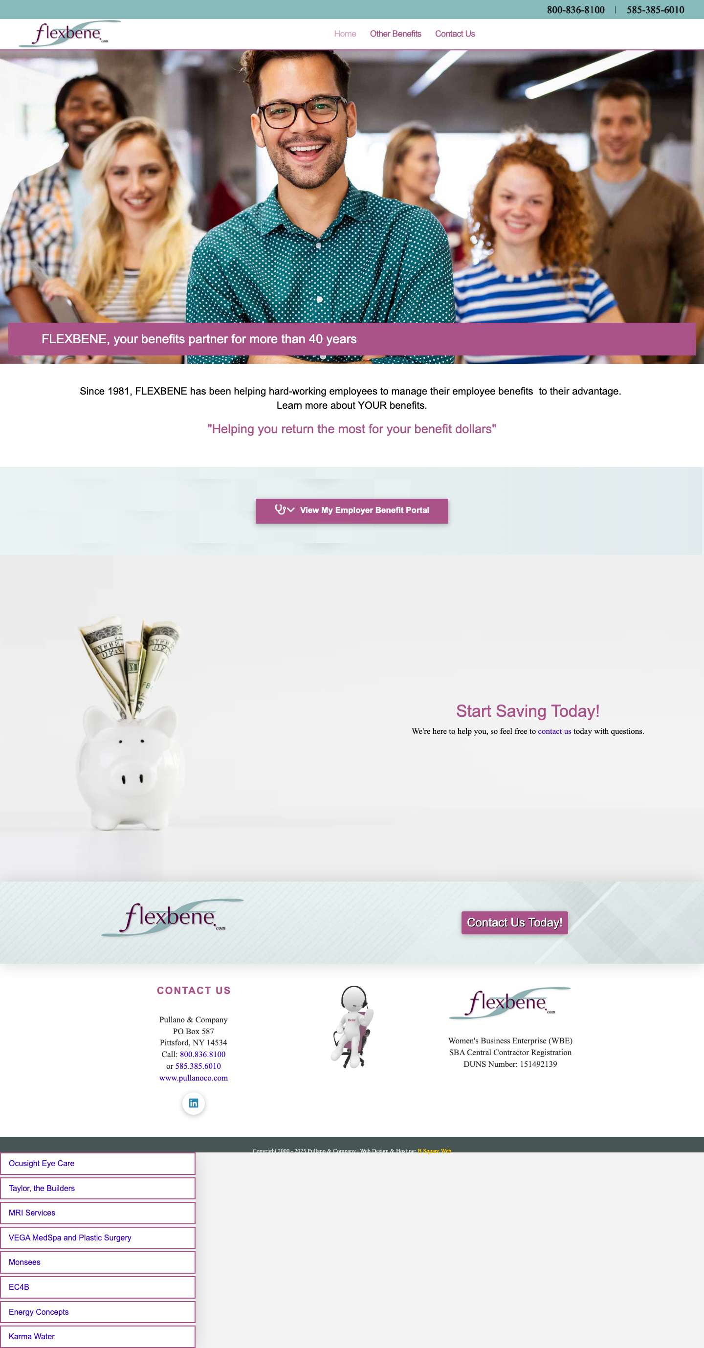 FLEXBENE, your benefits partner for more than 30 years - Flexbene - Full Screenshot