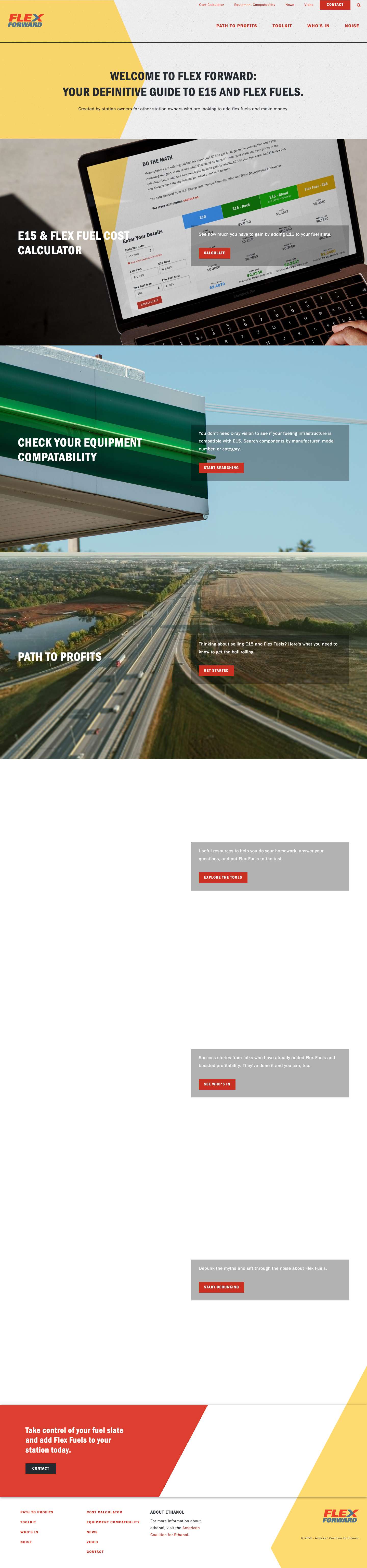 Home - Flex Foward - Full Screenshot