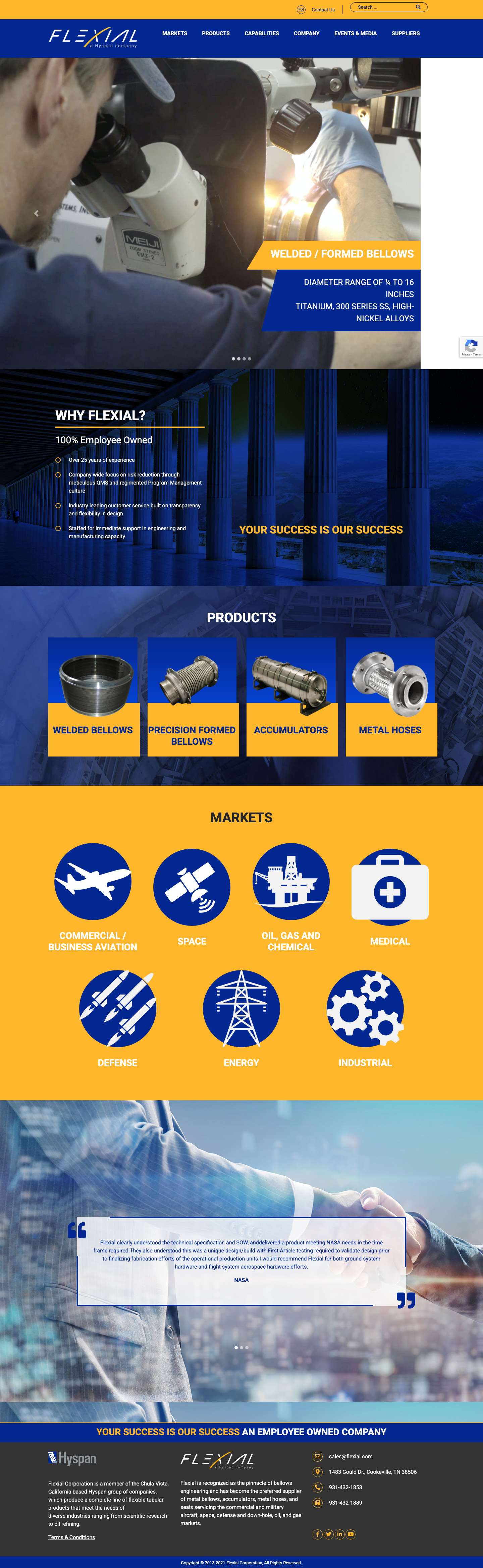 Home - flexial - Full Screenshot