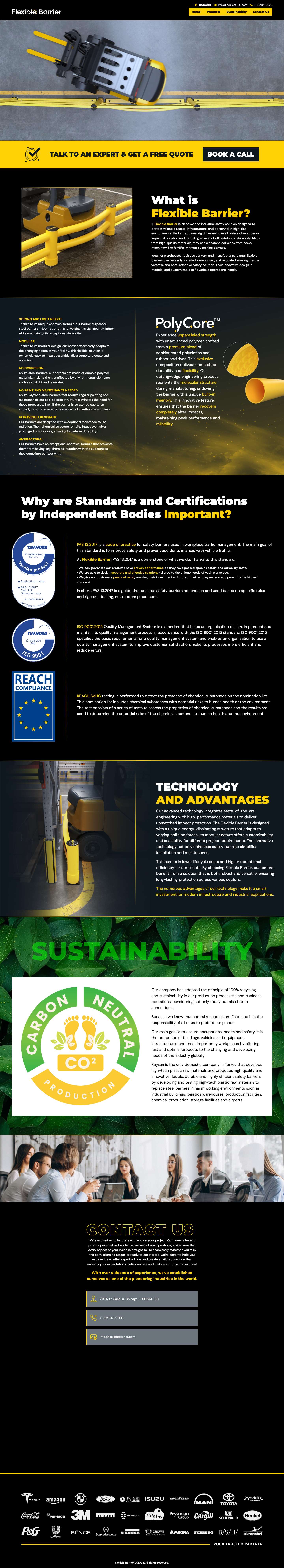 Flexible Barrier – Security Barriers That Adapt to Any Environment - Full Screenshot