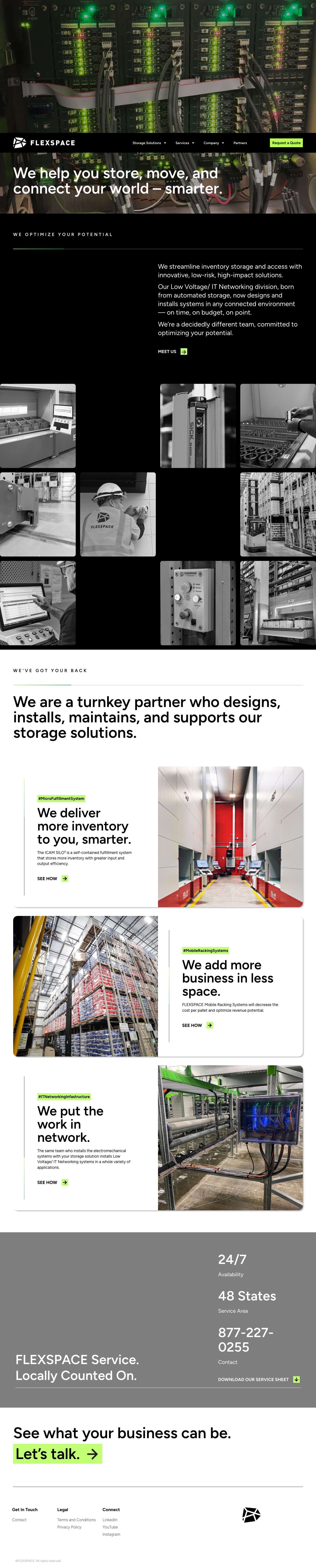 FLEXSPACE - We Optimize Potential - Full Screenshot