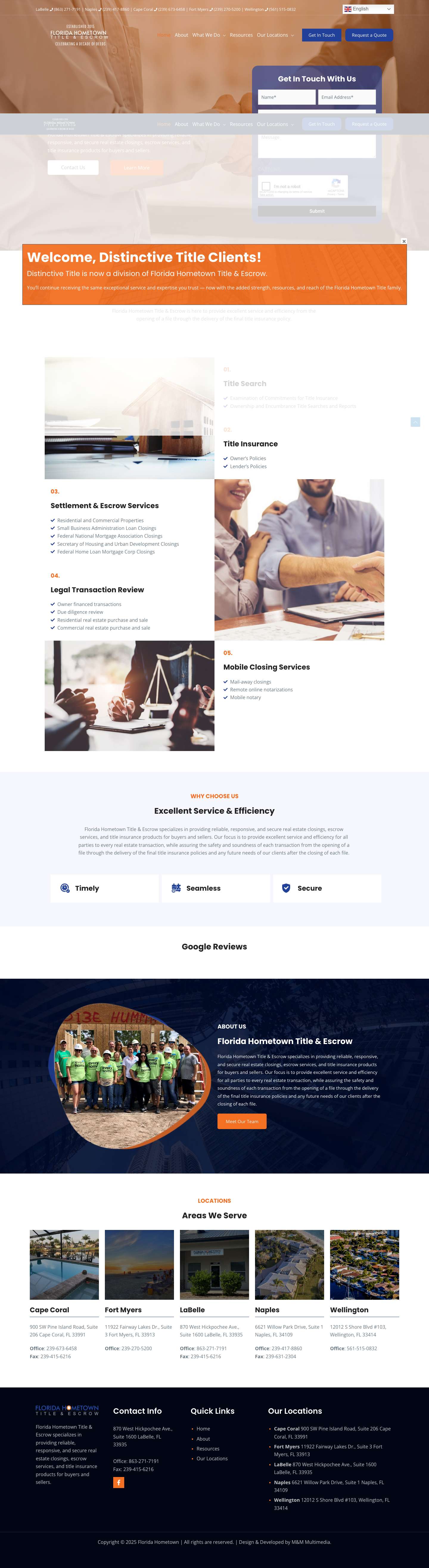 Home - Florida Hometown - Full Screenshot