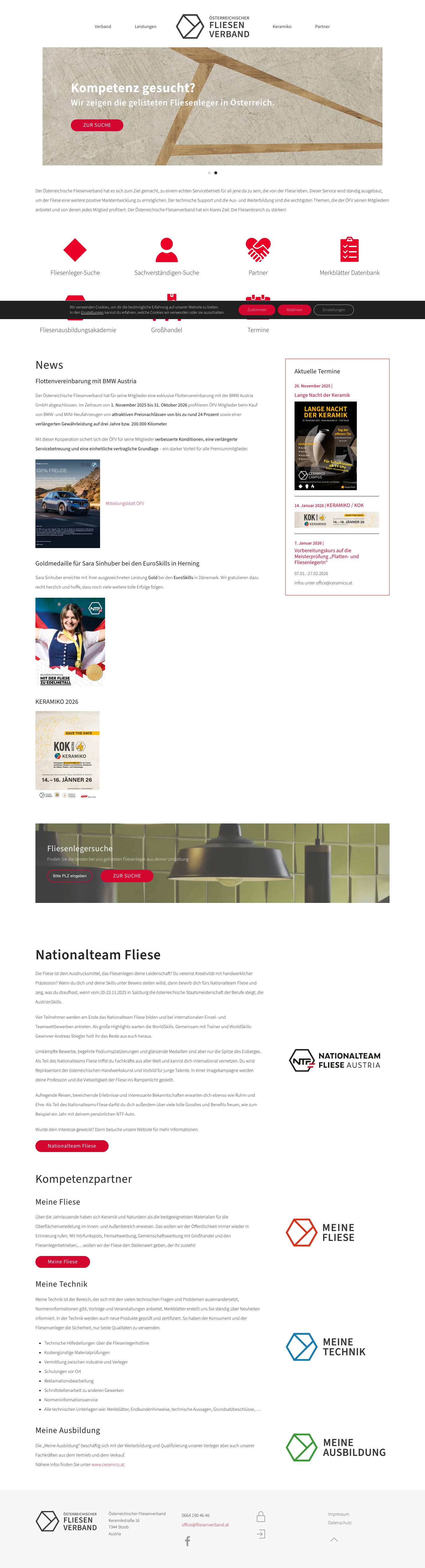 fliesenverband – fliesenverband - Full Screenshot