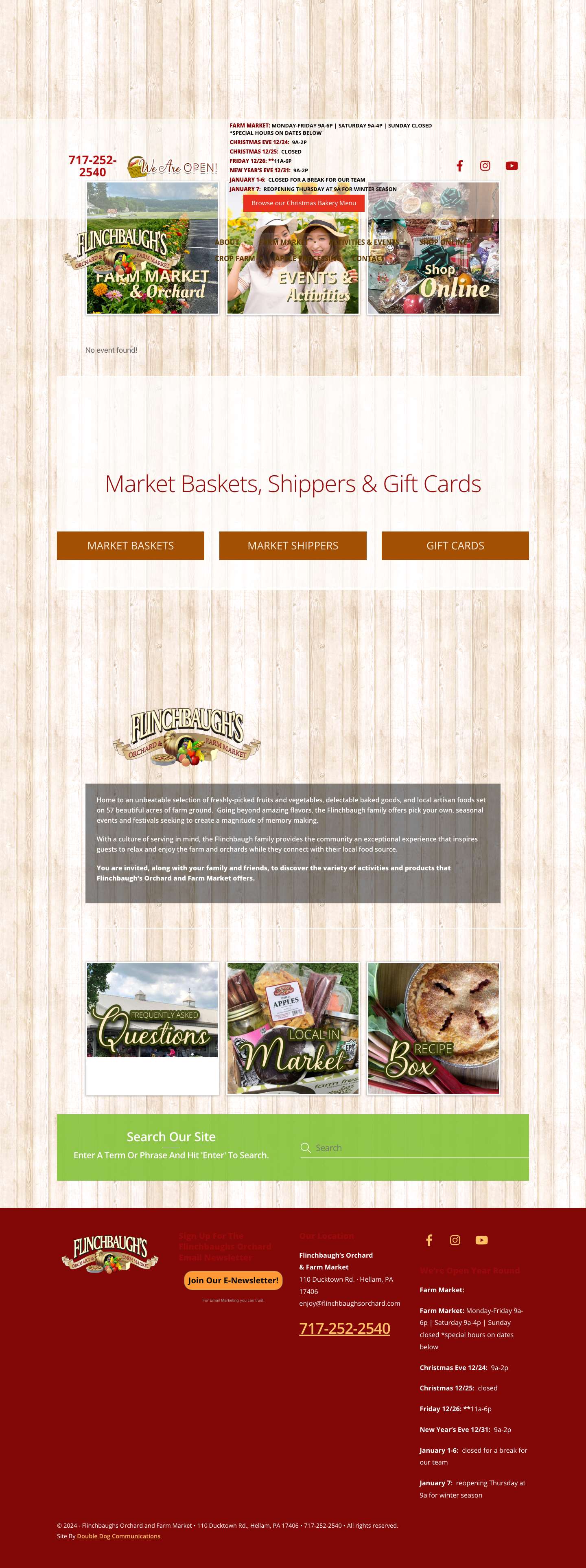 Flinchbaugh's Orchard & Farm Market - Full Screenshot