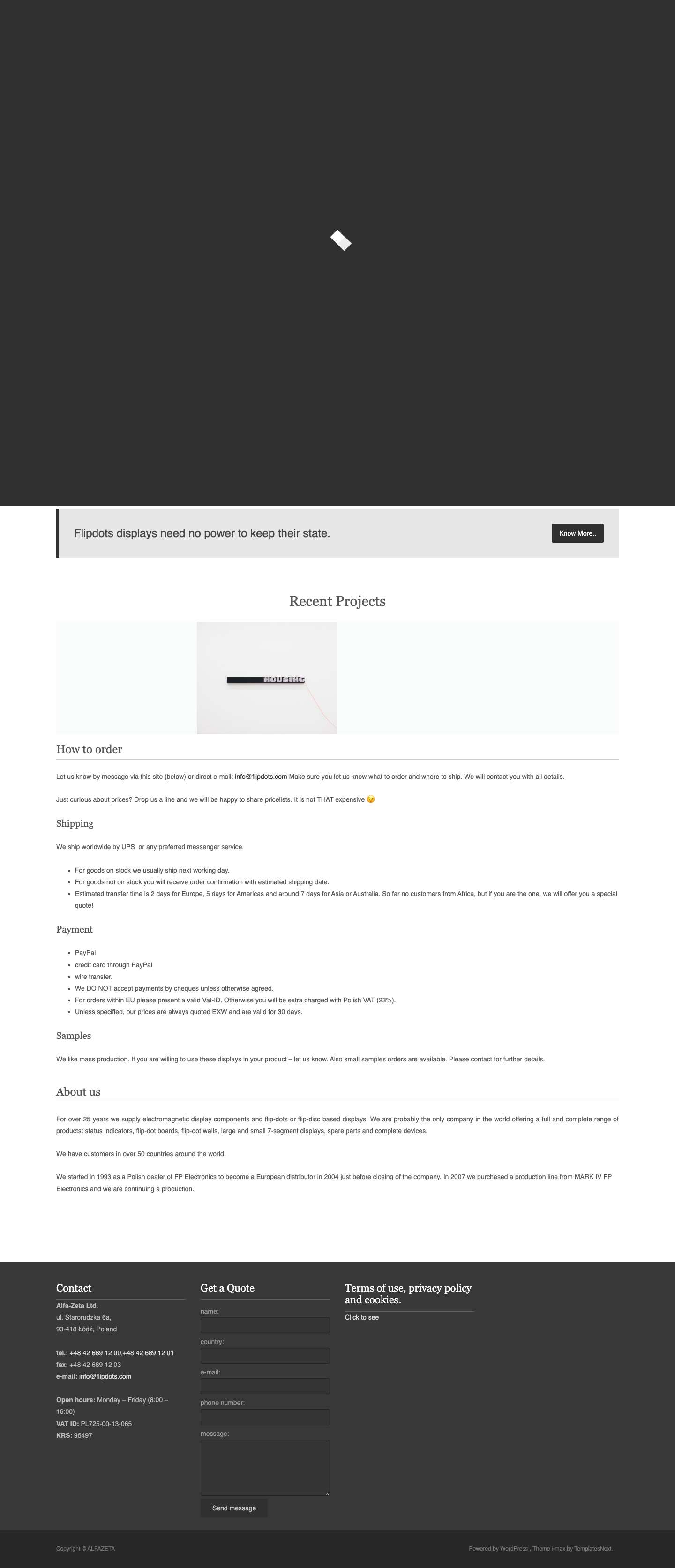 Home - ALFAZETA - Full Screenshot
