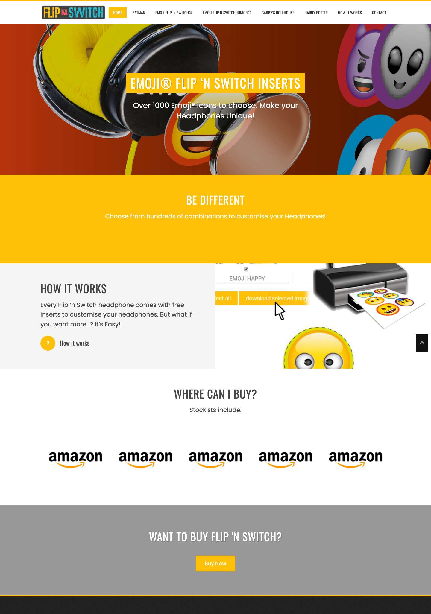 Flip 'n Switch – Customise your Flip 'n Switch headphones here! - Full Screenshot