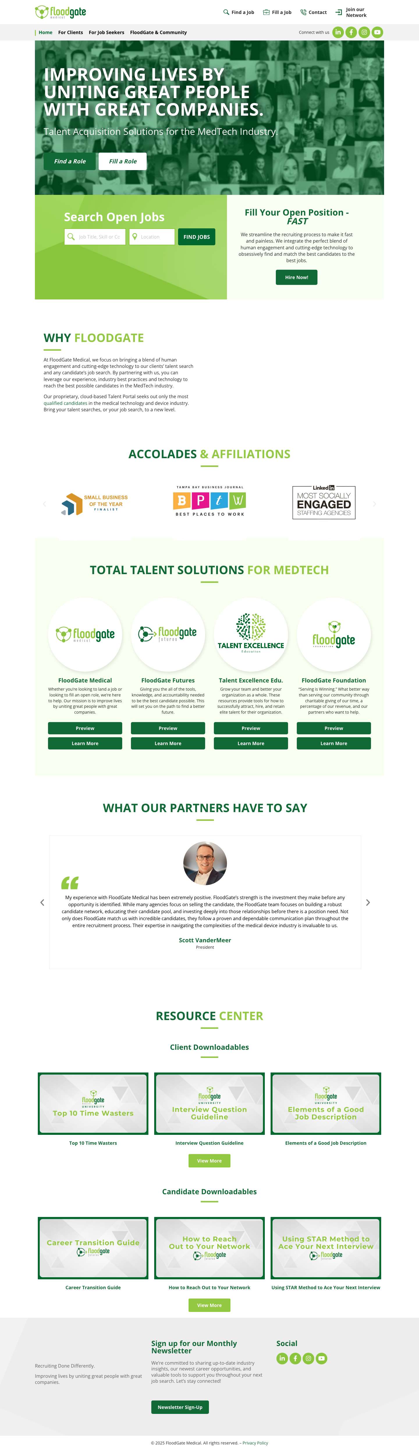 Best Recruiter for Medical Device - Full Screenshot