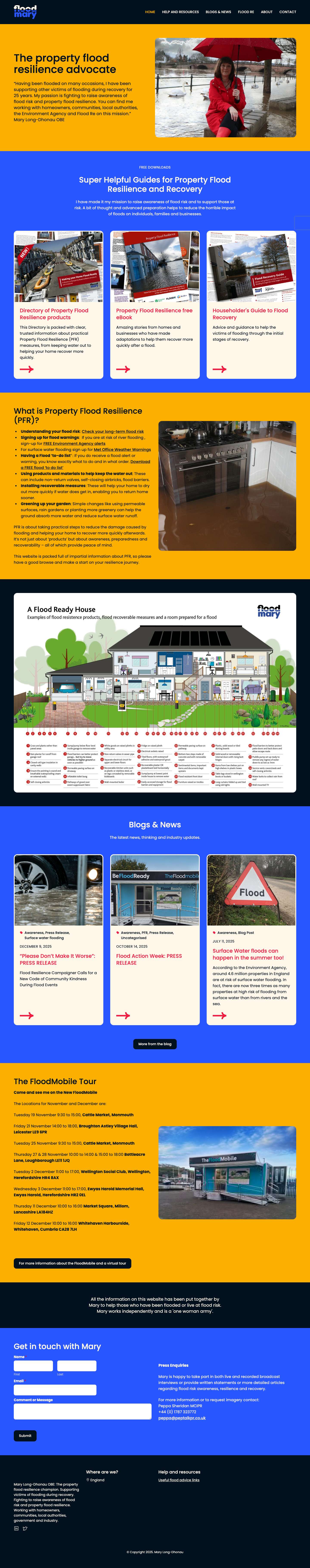 Home - Flood Mary - Full Screenshot