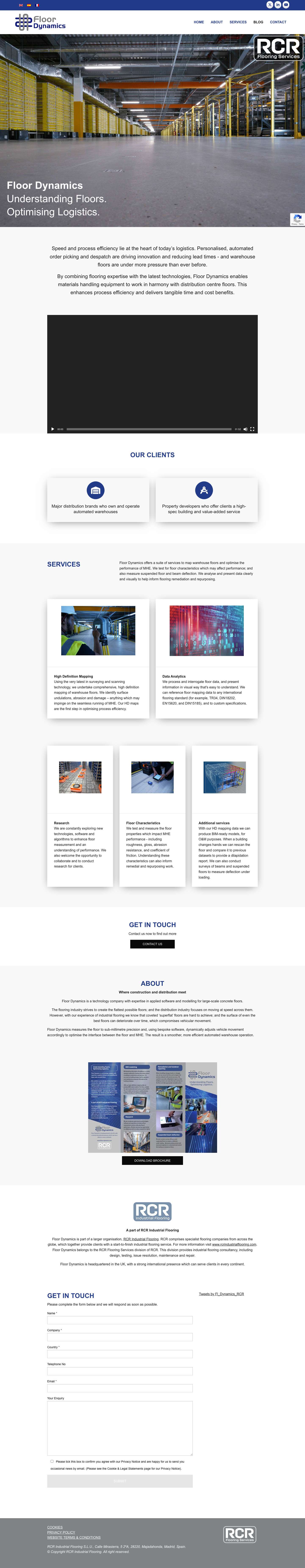 Warehouse Flooring Services | Concrete Floor Slab Surveys - Laser ScanningWarehouse Flooring Services | Concrete Floor Slab Surveys - Laser Scanning - Full Screenshot