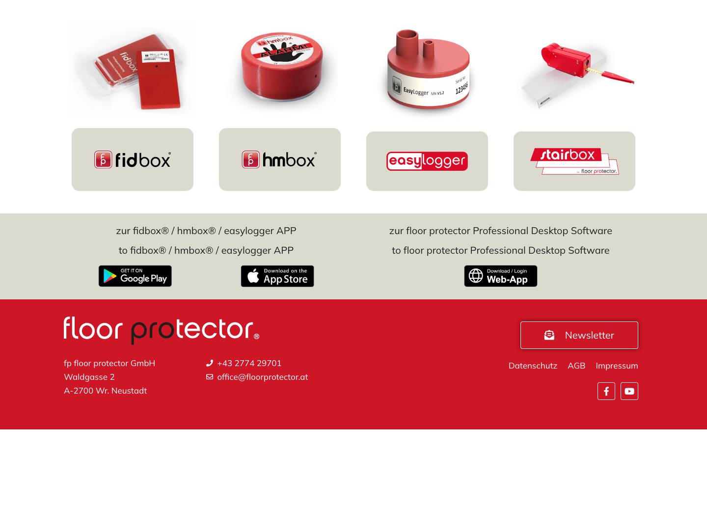 floor protector - fidbox stairbox hmbox - Full Screenshot