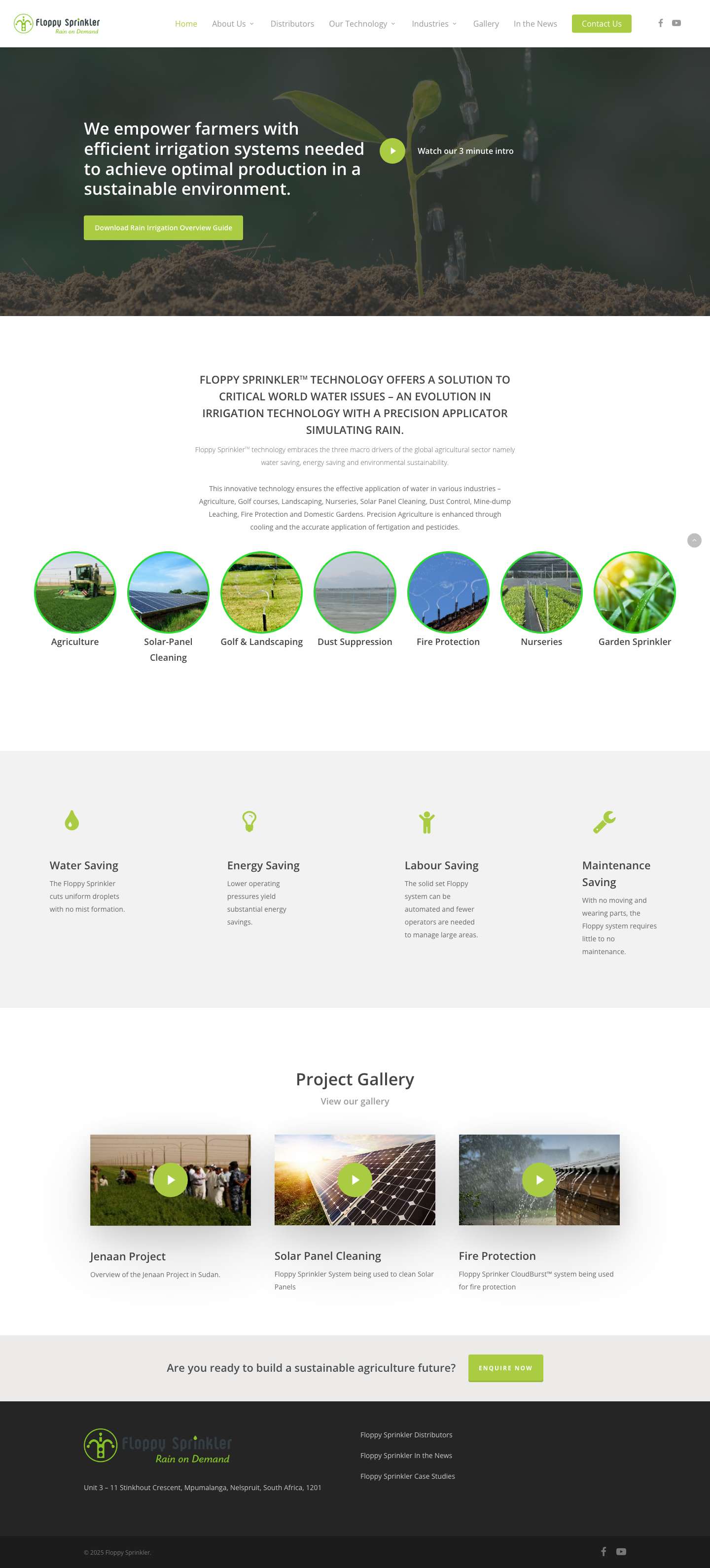 Home - Floppy Sprinkler - Full Screenshot