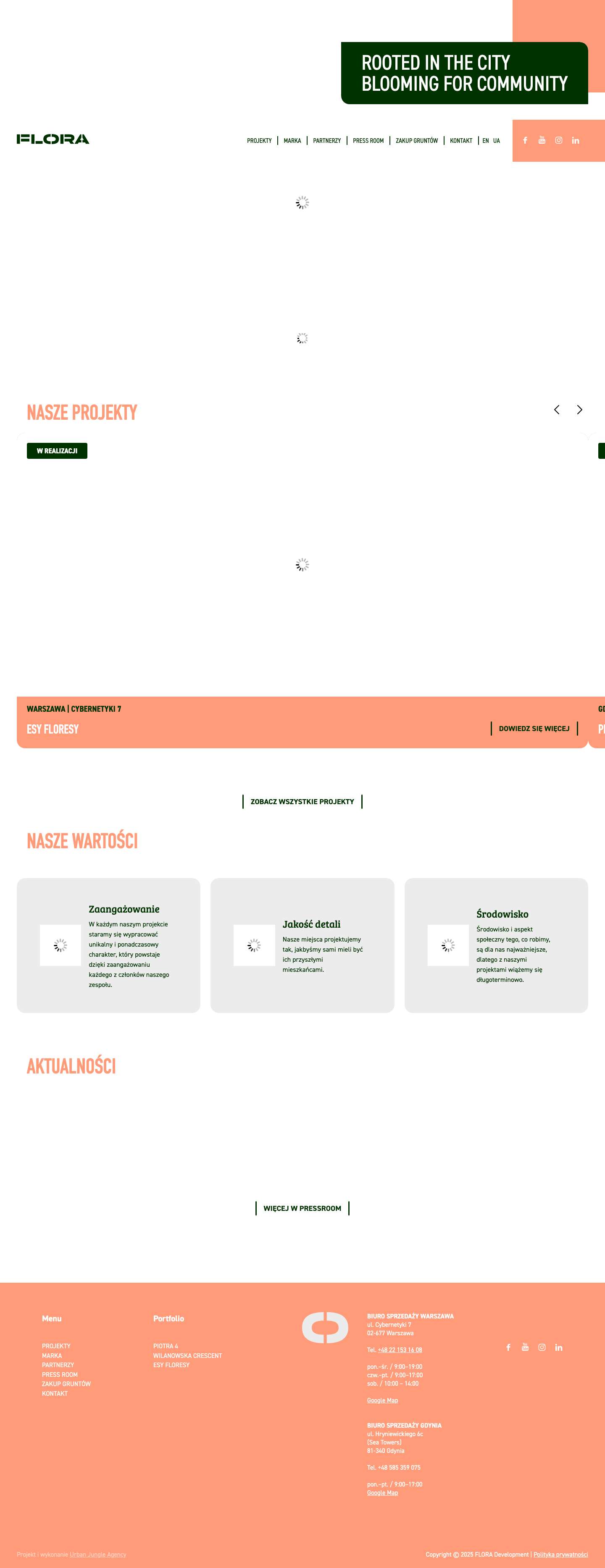 Strona główna | Flora Development - Full Screenshot