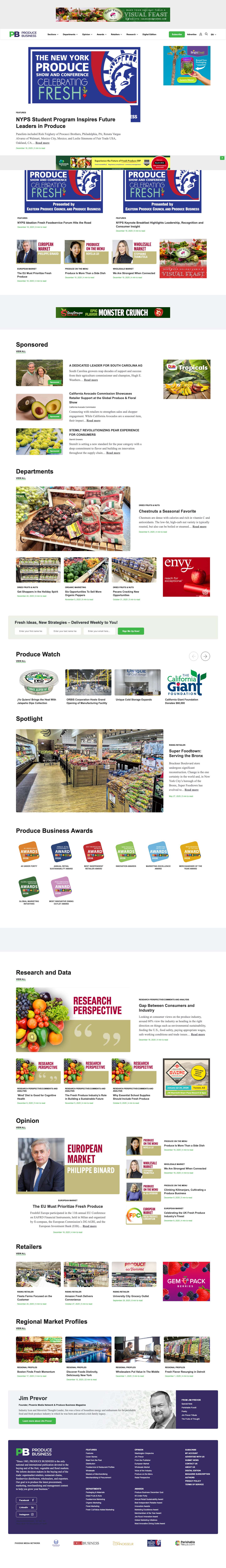 Produce Business – Initiating Industry Improvement - Full Screenshot