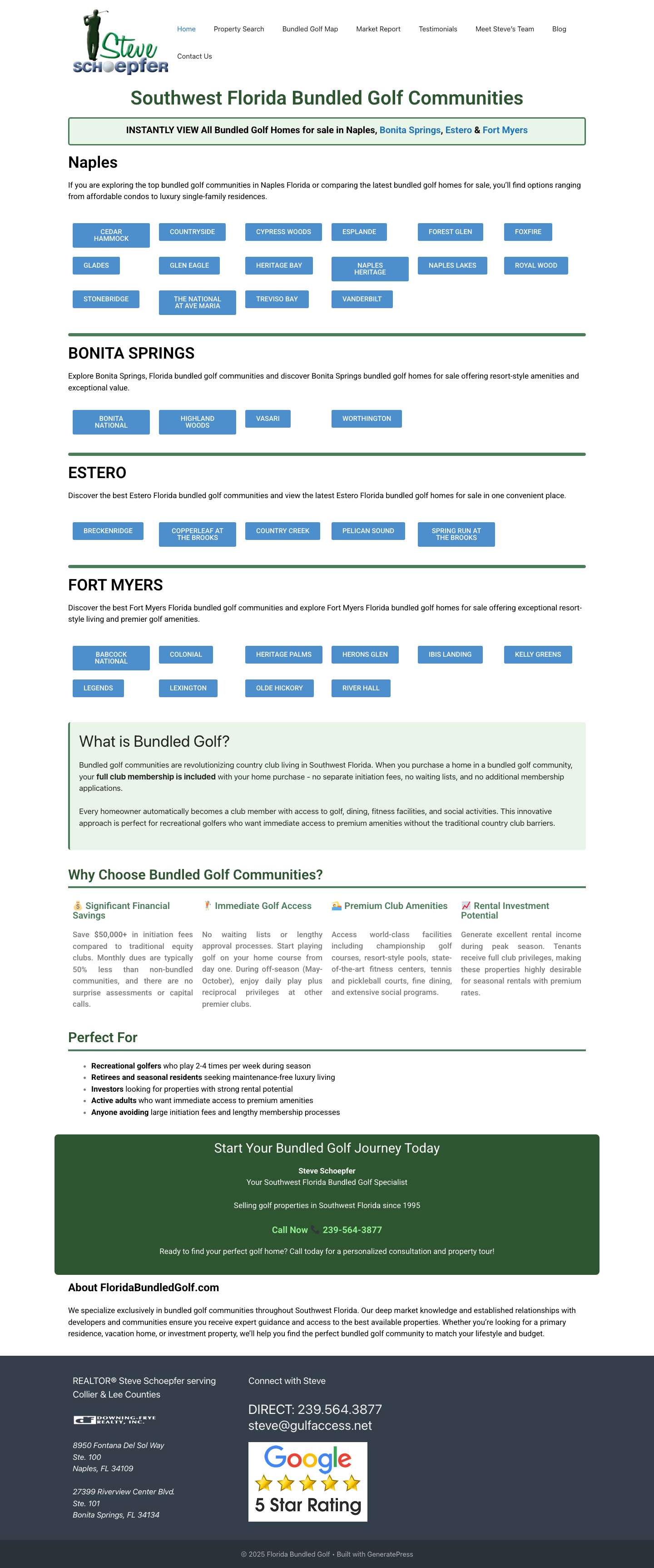 Florida Bundled Golf - Florida Bundled Golf - Full Screenshot