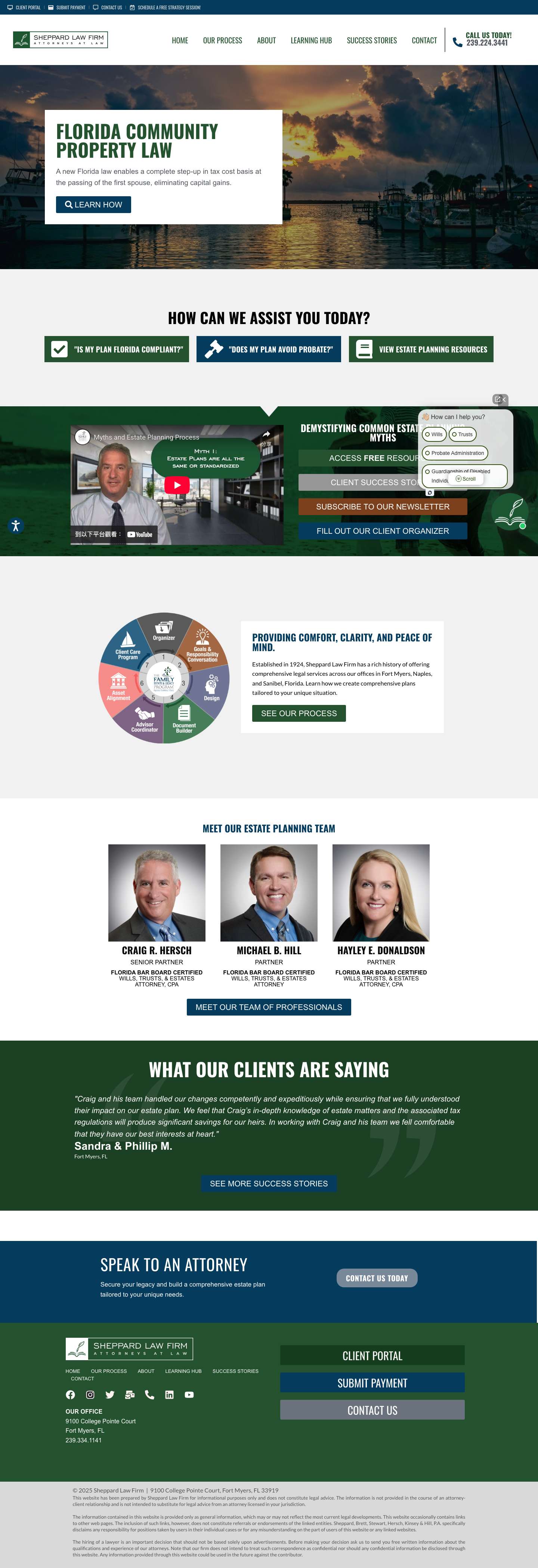 Florida Estate Planning – Estate Planning Attorneys - Full Screenshot