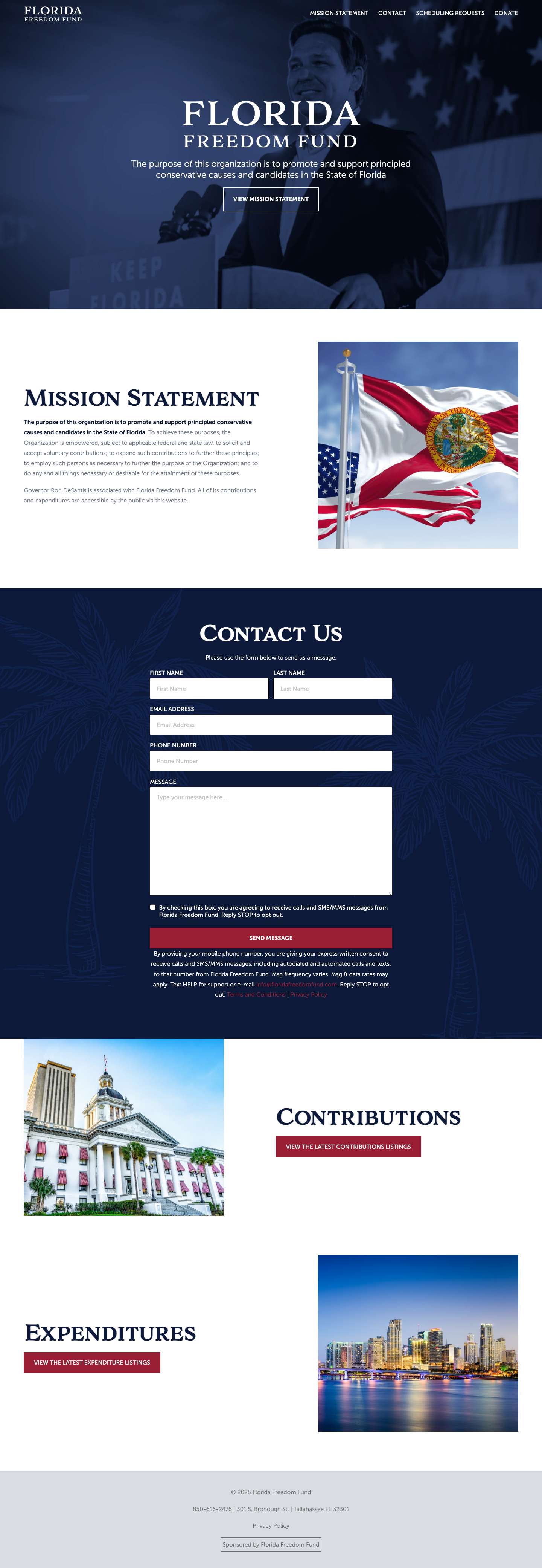 Florida Freedom Fund - Full Screenshot