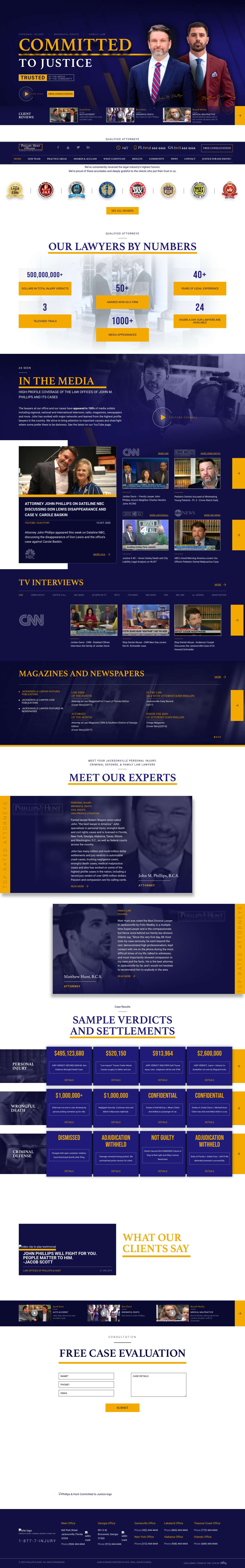 Attorney | Jacksonville, FL - Florida Justice - Full Screenshot