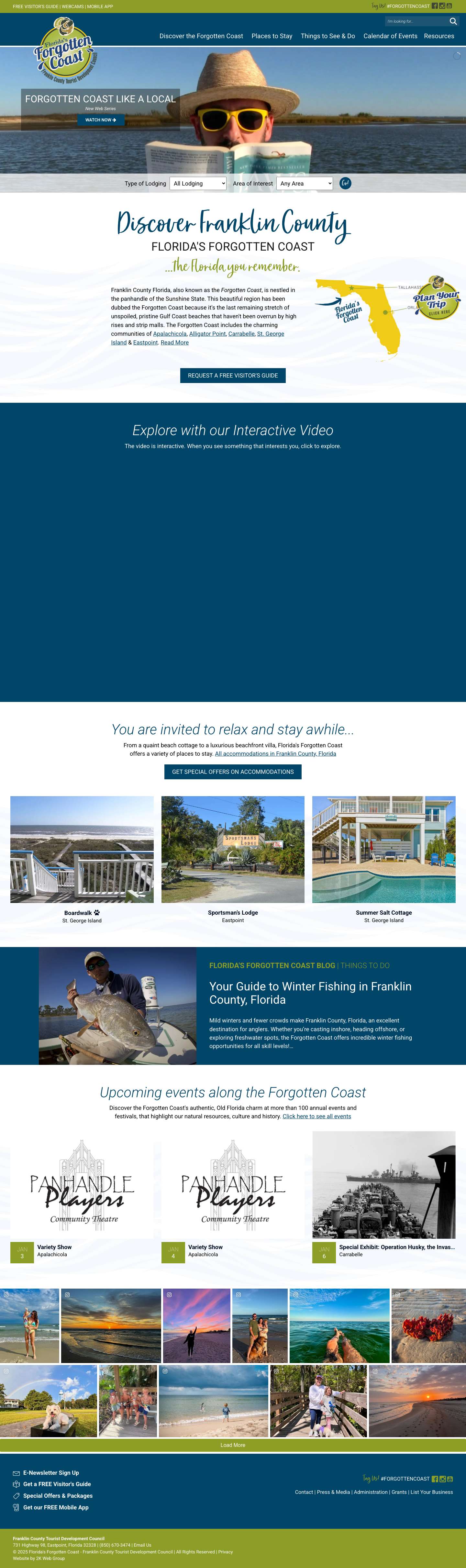 Florida’s Forgotten Coast: Discover Florida’s Most Pristine Beaches - Full Screenshot