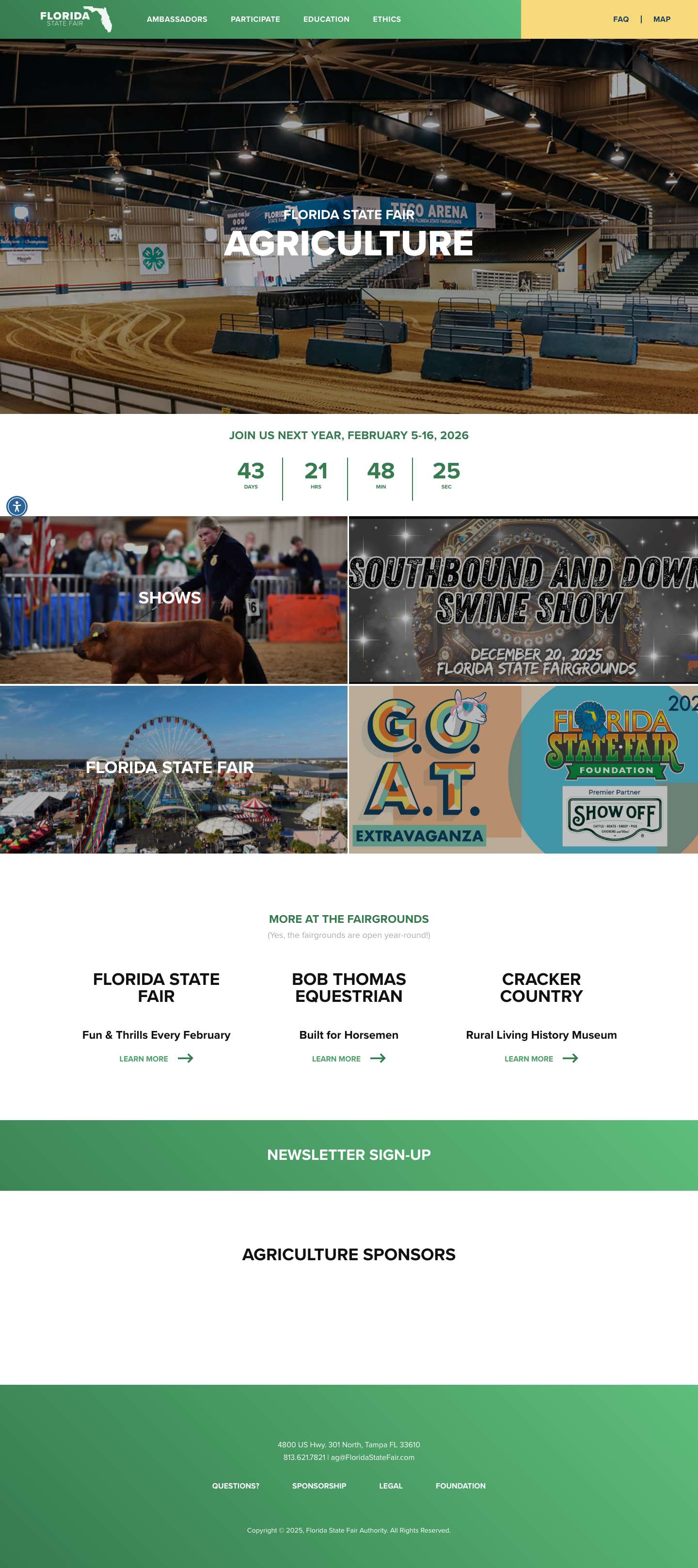 Florida State Fair Agriculture: Find Your Fun in the Sun! - Full Screenshot