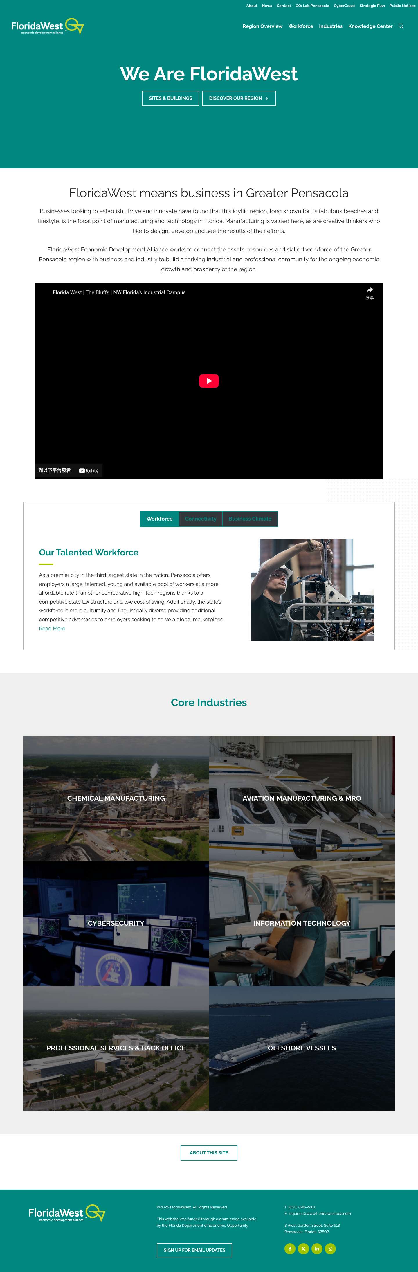 Home ⋆ FloridaWest EDA - Full Screenshot