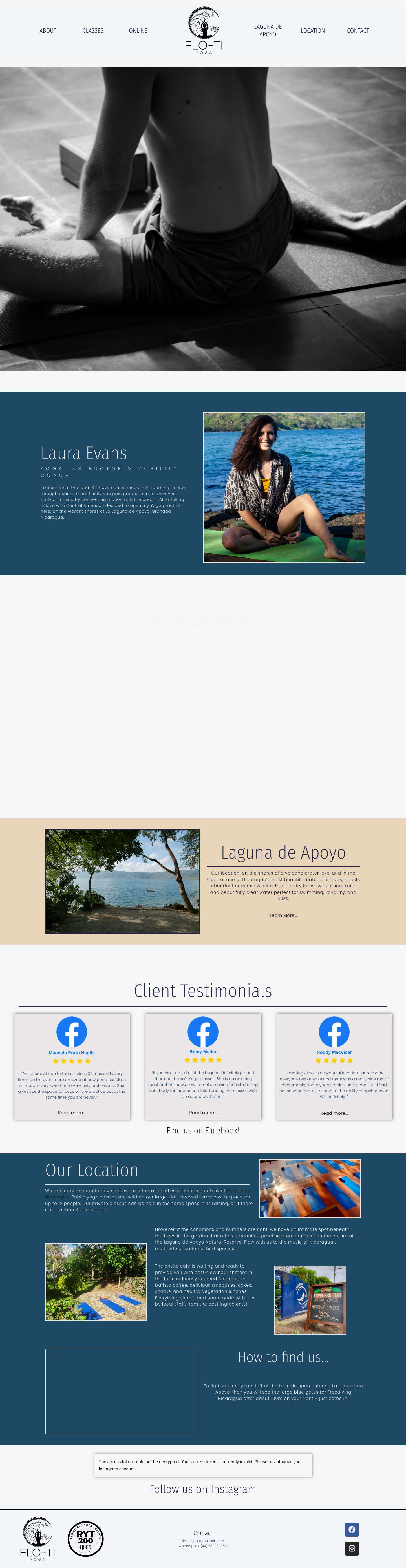 Home - Flo-ti YogaHome - Flo-ti Yoga - Full Screenshot