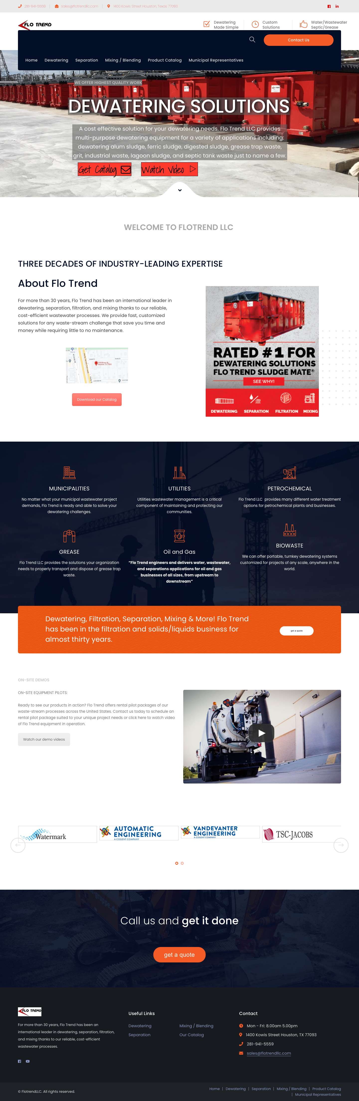 Home Main - FloTrend LLC - Full Screenshot
