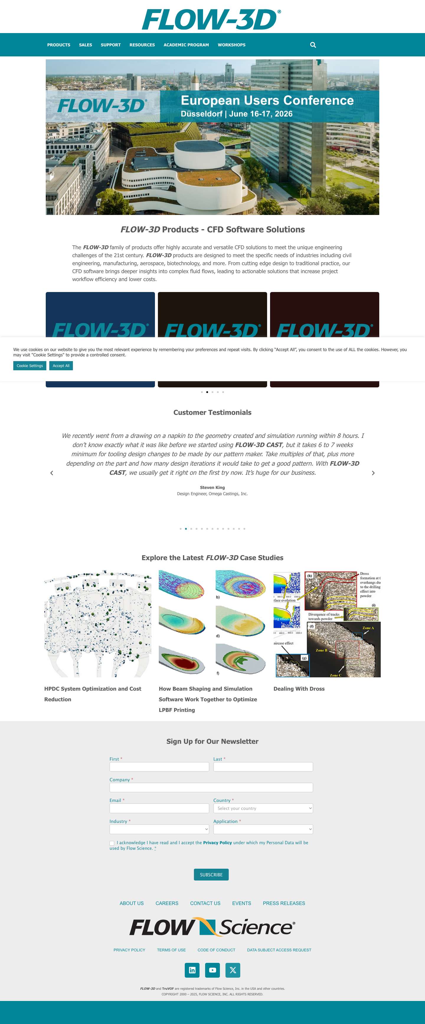 FLOW-3D | Solving the World's Toughest CFD Problems - Full Screenshot