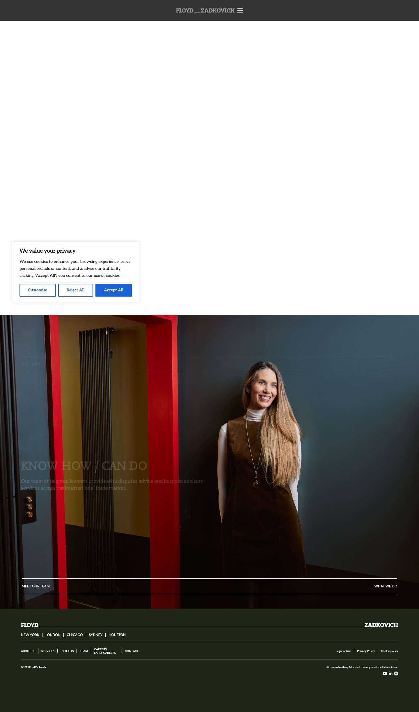 Home - Floyd Zadkovich - Full Screenshot